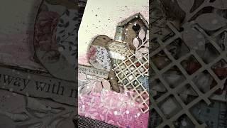 Art journal inspiration / watercolor stamping