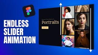 Create ENDLESS Auto Slider Using Figma | Figma Tutorial