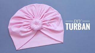 How to sew a turban hat with your own hands (a turban with a knot)