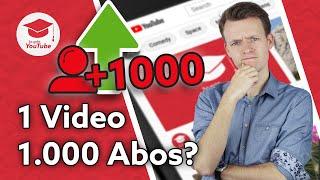 1.000 Abonnenten durch 1 Video? So geht das!