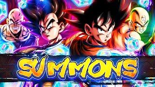 CRAZY SUMMONS FOR THE NEW GOKU AND VEGETA! | Dragon Ball Legends