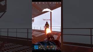 Countering Rig With MINIGUN! #rust #rustpvp #rustshorts #gaming