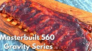 How To Smoke Ribs | Masterbuilt 560 Gravity Series