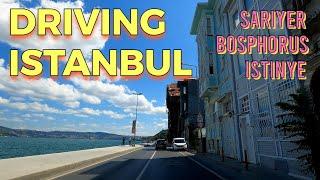 Driving Istanbul | Sarıyer to Istinye along Bosphorus strait