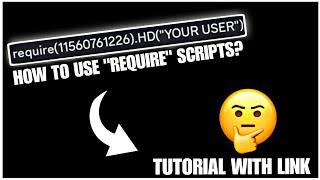 How To Use "Require" Backdoor ServerSided Scripts | Tutorial