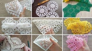 LACES  / Incredible simpler different pattern crochet LACE DESIGN  ideas #viral  #fashion