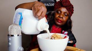 Berry Cornflakes ASMR Eating Sounds