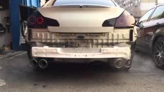 Выхлоп Nissan GTR R35 на Infiniti G35x