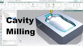 NX CAM-Cavity Mill Operation