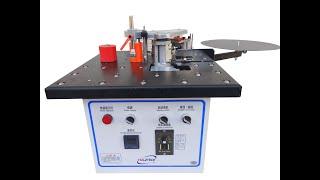 straight and curve manual edge bander banding machine