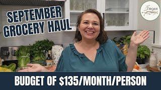 September Grocery Haul