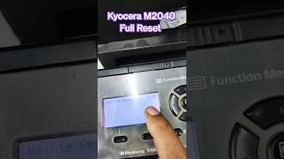 Kyocera M2040 Full Reset button Reset button #kyocera #reset