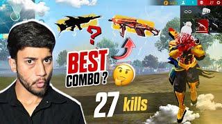 BEST COMBO IN SOLO VS SQUAD 27 KILLS | FREE FIRE MAX