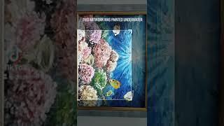 Underwater painting by Olga Belka. Contemporary art. #shorts