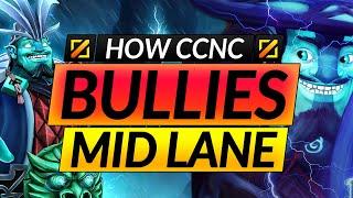 How to BULLY MID LANE and EASILY WIN - CCNC's INSANE Storm Spirit Tips - Dota 2 Guide