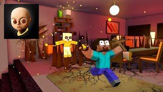 The Baby In Yellow Horror Game (Minecraft Animation)