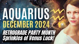 Rare Venus Pluto Blessings in Home  AQUARIUS DECEMBER 2024 HOROSCOPE.