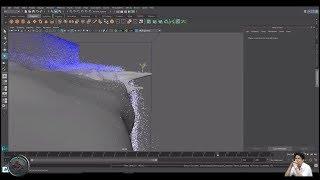 Baahubali waterfall scene making in Autodesk MAYA