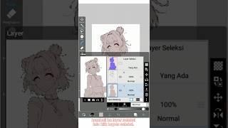 cara biar ada abu abu nya #art #digitalart #ibispaintx #ibispaint