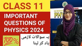 Class 11 Physics Important Questions For Exam 2024 | Ms. Science Hacker