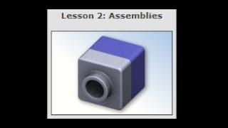 SOLIDWORKS Tutorial "Lesson 2: Assemblies" (05/10)