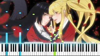 [Kakegurui×× (Season 2) OP] "Kono Yubi Tomare" - JUNNA (Synthesia Piano Tutorial)