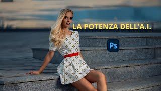 I segreti dell'A I  in Photoshop Scopri come utilizzare il potente strumento Genera Immagine