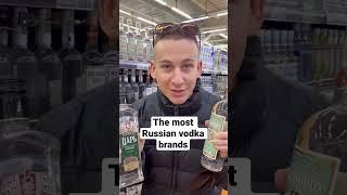 The most Russian vodka brands I could find