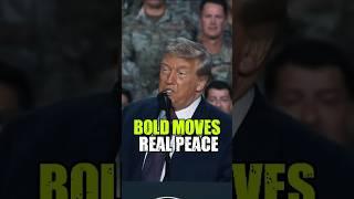 Bold Moves  Real Peace | #donaldtrump #powerfulspeech #america #indiavspakistan #trumpspeech #shorts