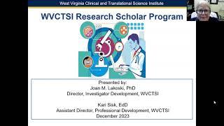 WVCTSI Research Scholar Program Information Session