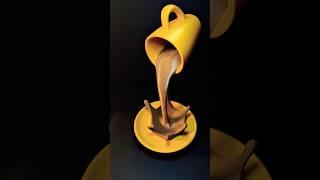 Giant 3D-Printed Floating Coffee Cup. #shorts