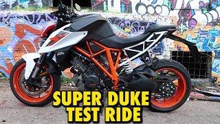 KTM superduke Testride