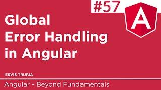 57. Global Error Handling in Angular