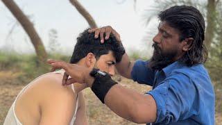 BENGALI BABA MOST POPULAR HEAD MASSAGE | ASMR NECK AND BACK RELAXING CRACKS |