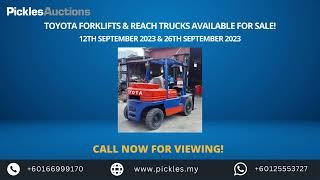 Used Forklifts for Sale! Buy with Pickles Auctions