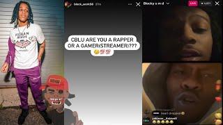 C Blu & BlockWork Go At On IG Live!"Go Get Back For Notti"