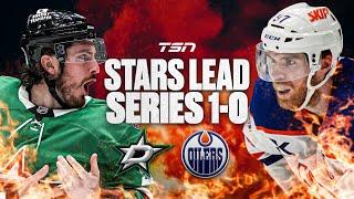 STARS COMEBACK IN THE THIRD TO TAKE GAME 1 OVER THE OILERS | TSN Postgame Hot Zone Panel