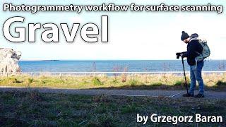 Photogrammetry workflow for surface scanning with the monopod - Gravel PBR Material