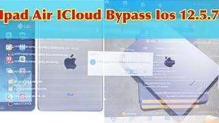 Ipad Air 1 ios 12.5.7 Hello Screen Bypass / ipad Air Jailbreak and ICloud Bypass with Unlock Tool /