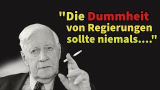 Zitate die man kennen muss von Helmut Schmidt |Zitate|weisheiten|Reden