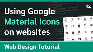 How to Use Google's Material Icons on Your Websites