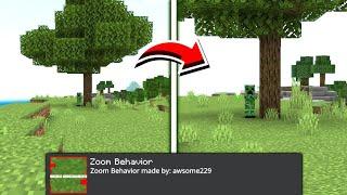 Java Like Zoom for Minecraft PE 1.21