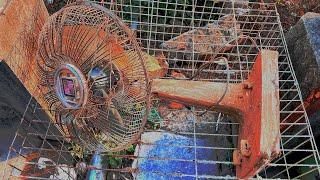 Restoration abandoned old Mitsubishi table fans | Restore old broken electric fan