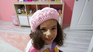 Tığ İşi Bere (Şapka) Yapımı | Detaylı Anlatım | crochet beret making | изготовление берета крючком