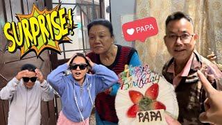 Pehli Baar Papa Ji Ko Mila BIRTHDAY Surprise! *His Reaction * | Alisha Thapa