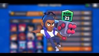 Сложно но можно или как я брока на 25 ранг апал. #brawlstars