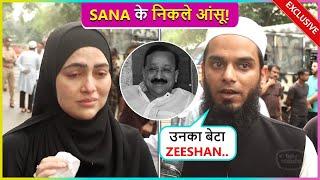 Sana Khan BREAKS DOWN In Tears, Mufti Anas Worried For Baba Siddique's Family