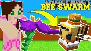 Minecraft: BEE SWARM SIMULATOR! (GROW FLOWERS & GET EPIC BEE PETS!) Modded Mini-Game