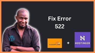 How To Fix Error 522.Cloudflare + Hostinger