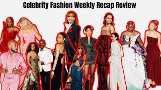 Celebrity Fashion Spotlight Weekly Recap Review #fashionpolice #oscars #MFW #britawards #fashionpost